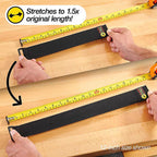 Wrap-It 703-18B Storage Super-Stretch 2 in. W x 18 in. L Black Stretch Storage Straps 10 lb. 3/Pack