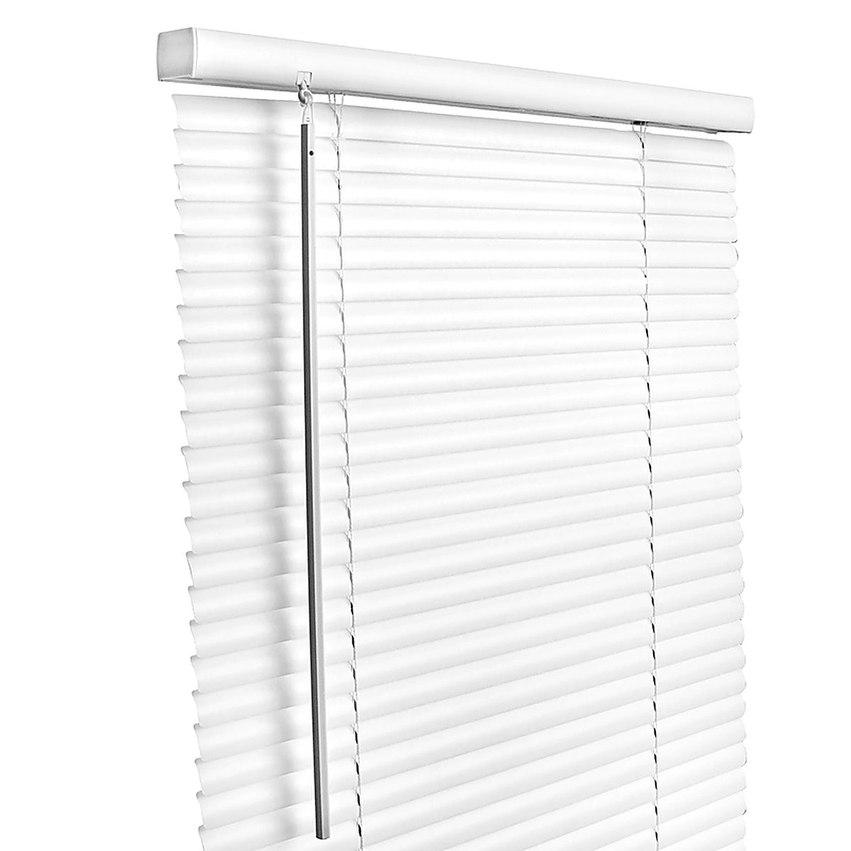 Living Accents MAX3564WH Vinyl 1 in. Blinds 35 in. W x 64 in. H White Cordless