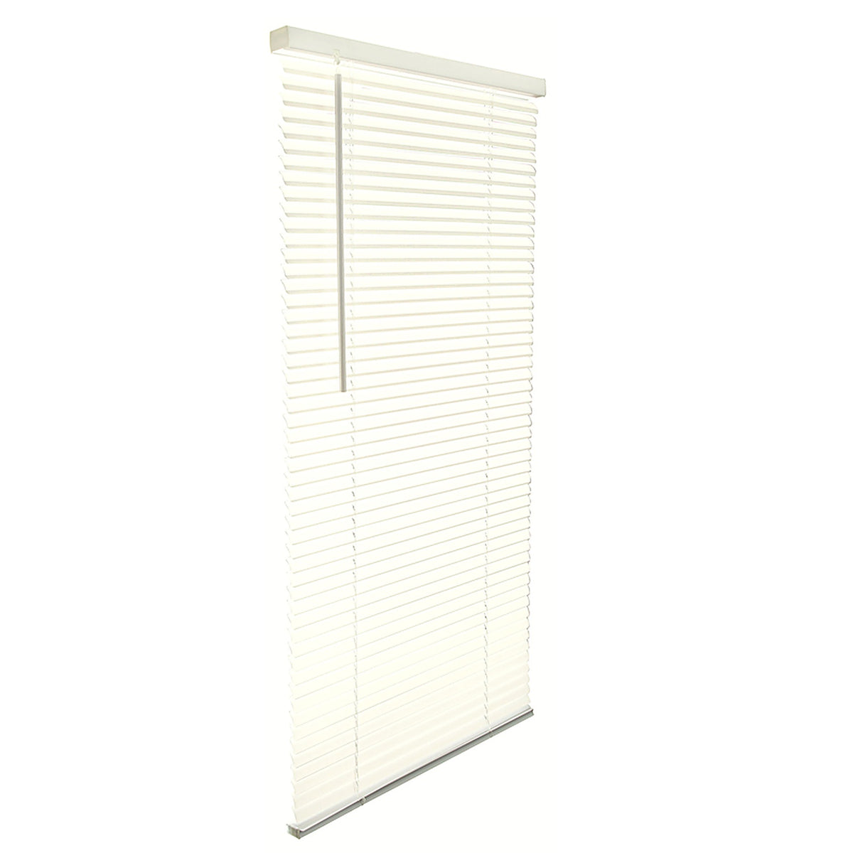 Living Accents MAX3264AL Vinyl 1 in. Blinds 32 in. W x 64 in. H Alabaster Cordless