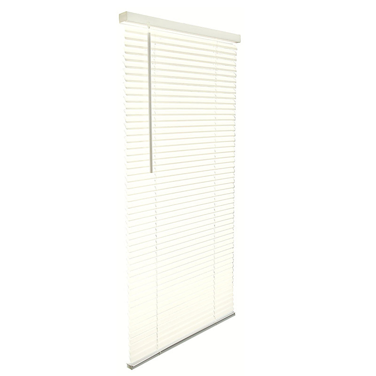 Living Accents MAX3064AL Vinyl 1 in. Blinds 30 in. W x 64 in. H Alabaster Cordless