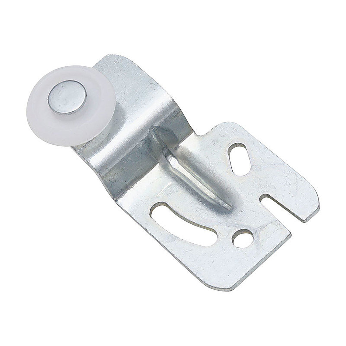 National Hardware N344-887 Zinc-Plated Silver Plastic/Steel Sliding Door Hangers 2/Pack