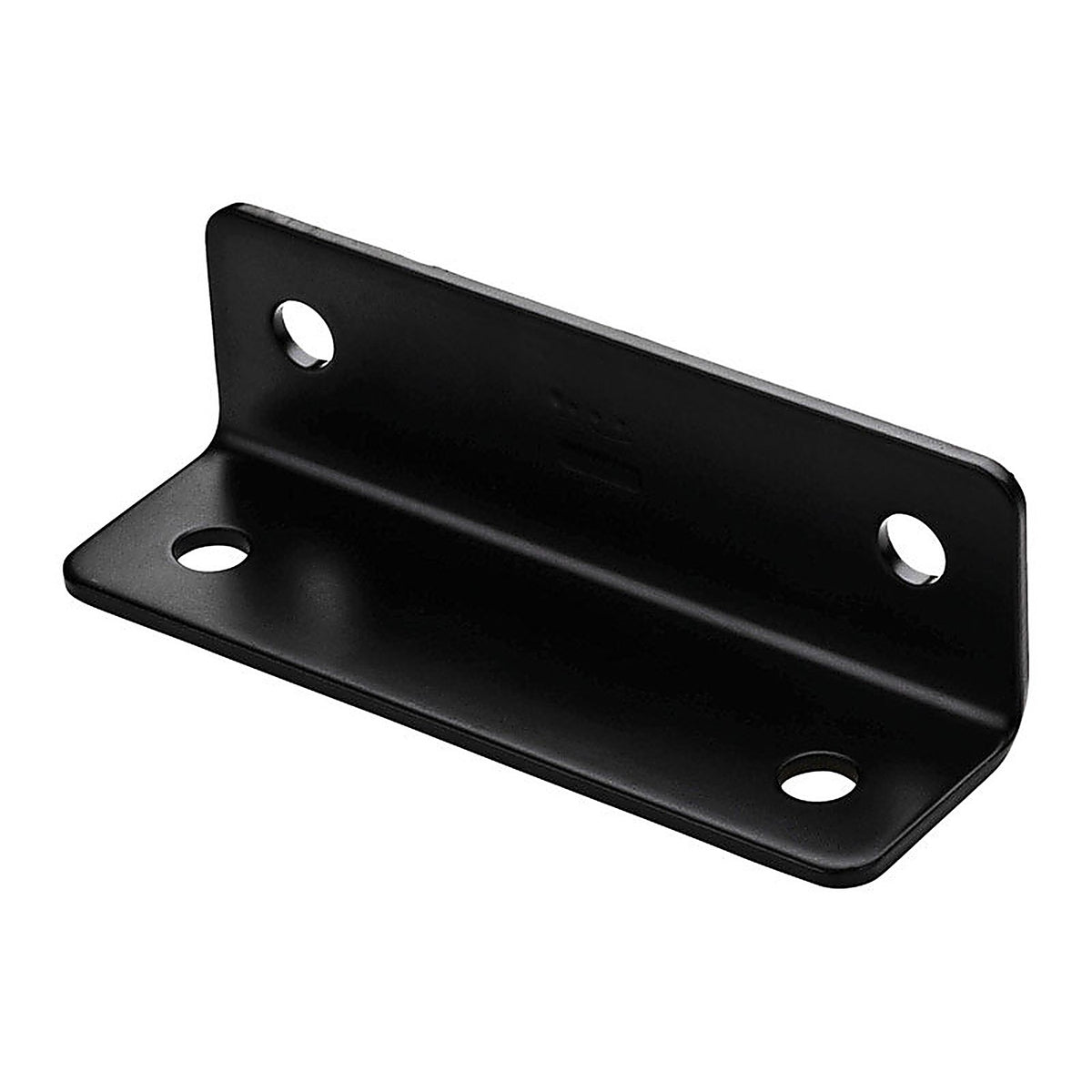 National Hardware N351-484 1.6 in. H x 5 in. W x 0.125 in. D Black Carbon Steel Inside/Outside Wide Corner Brace