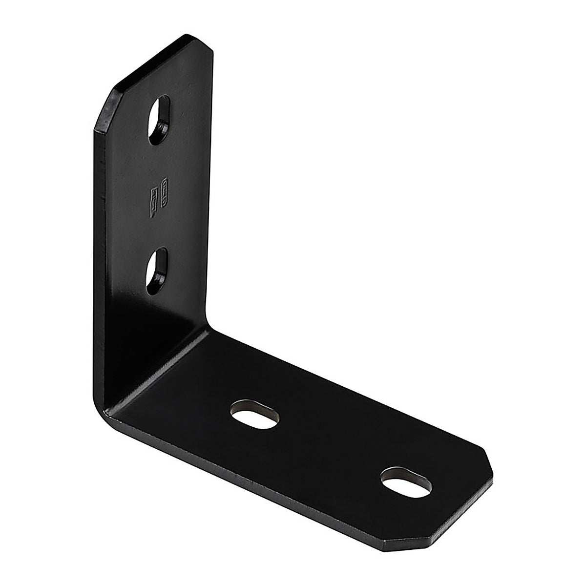 National Hardware N351-501 6.25 in. H x 3 in. W x 0.25 in. D Black Carbon Steel Inside/Outside Corner Brace