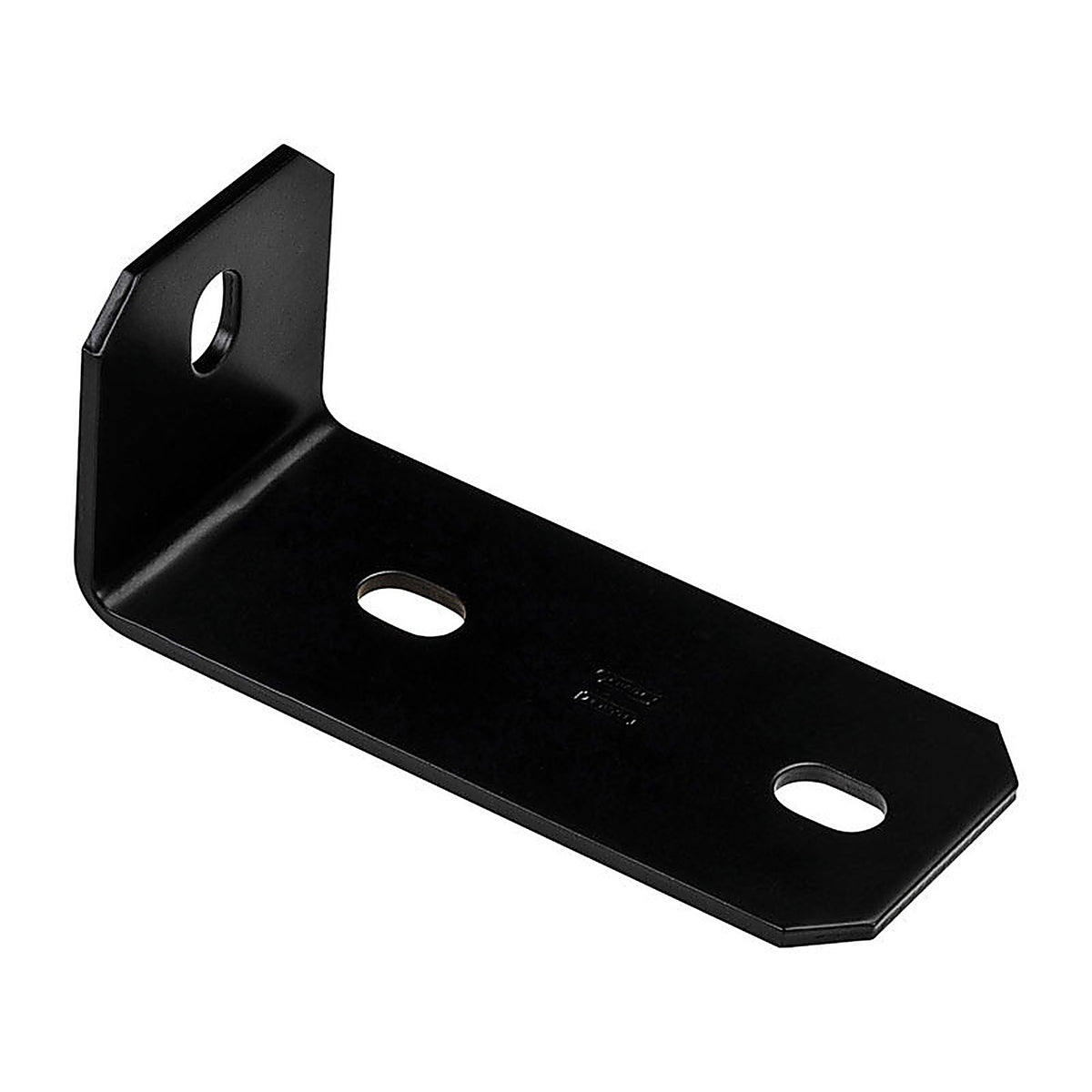 National Hardware N351-499 6.8 in. H x 3 in. W x 0.188 in. D Black Carbon Steel Inside Offset Leg Corner Brace