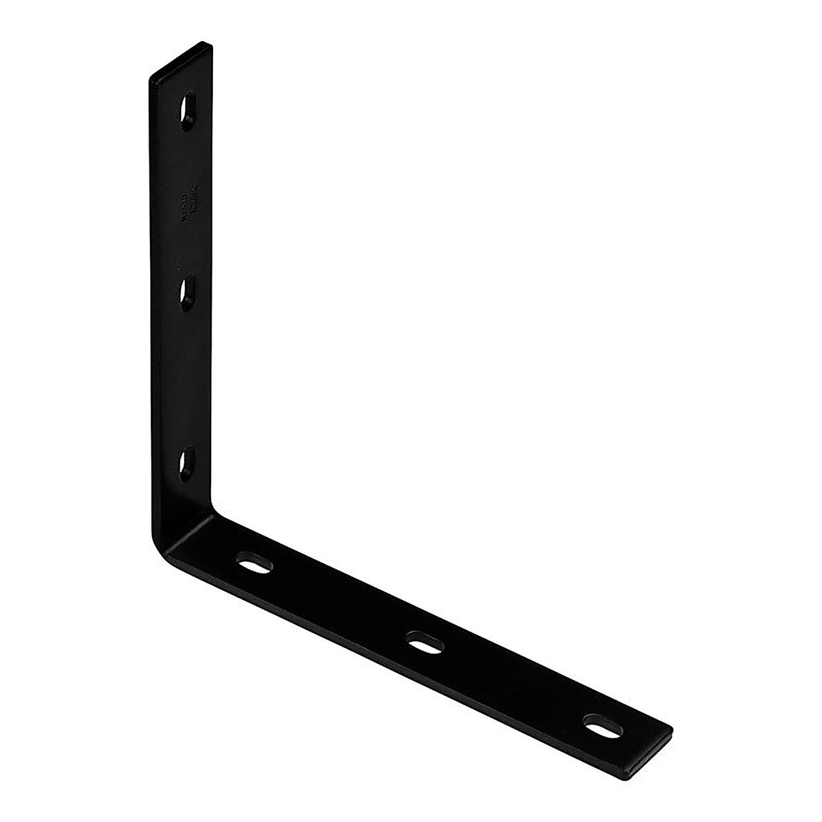 National Hardware N351-468 10.25 in. H x 1.5 in. W x 0.25 in. D Black Carbon Steel Inside/Outside Corner Brace