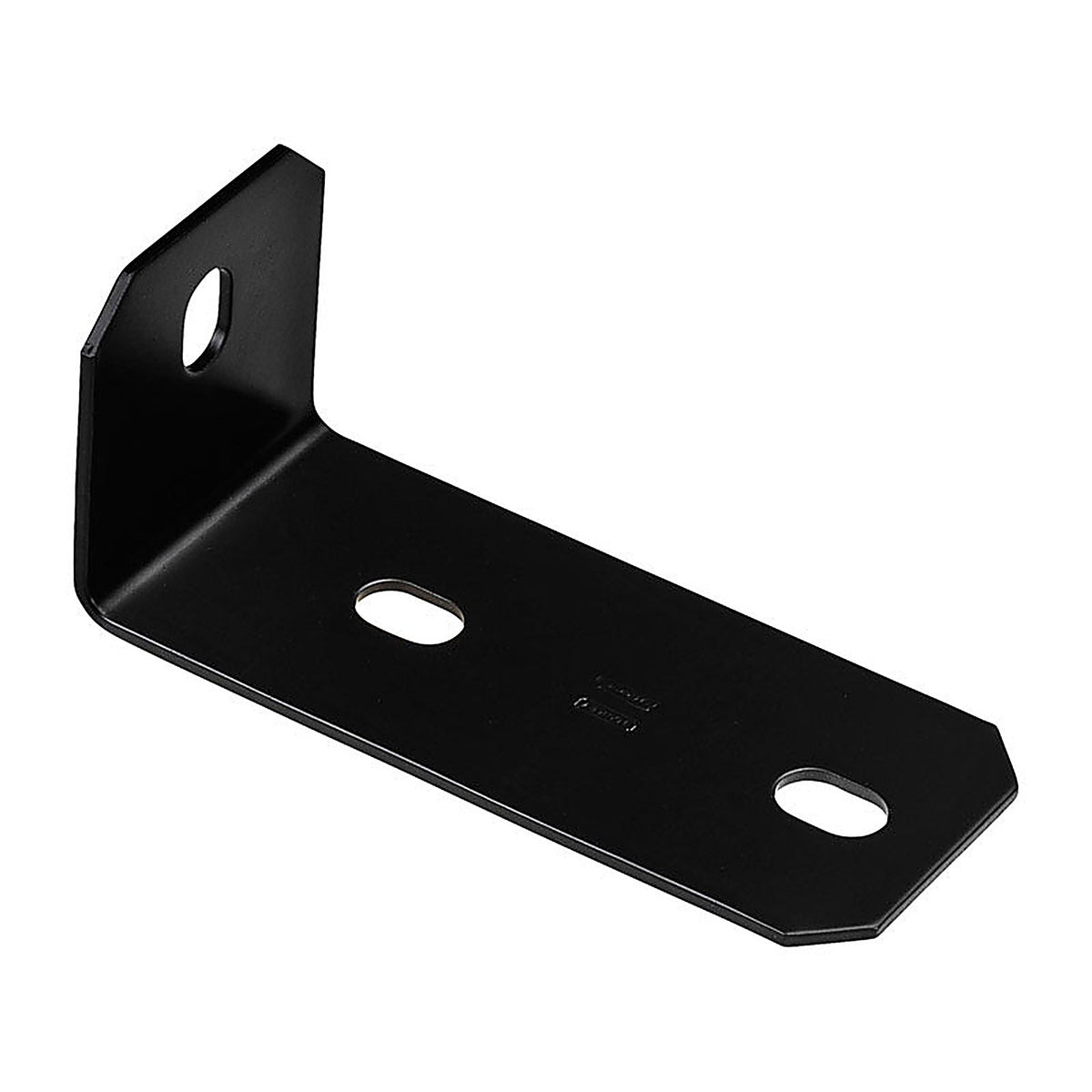 National Hardware N351-498 6.8 in. H x 3 in. W x 0.125 in. D Black Carbon Steel Inside Offset Leg Corner Brace