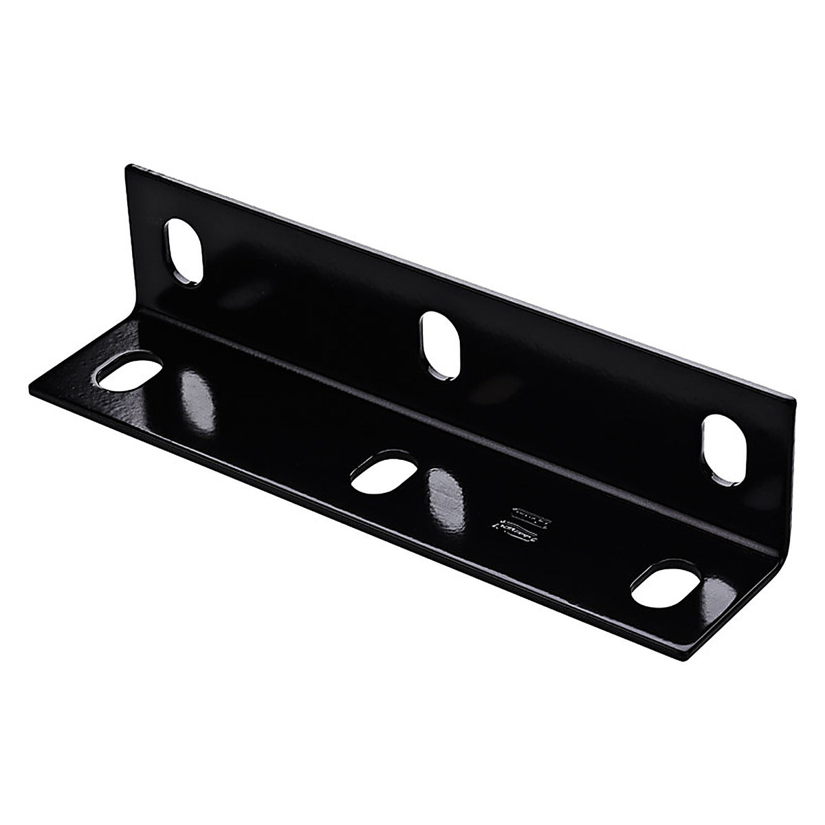 National Hardware N351-491 2.1 in. H x 9 in. W x 0.125 in. D Black Carbon Steel Inside/Outside Wide Corner Brace