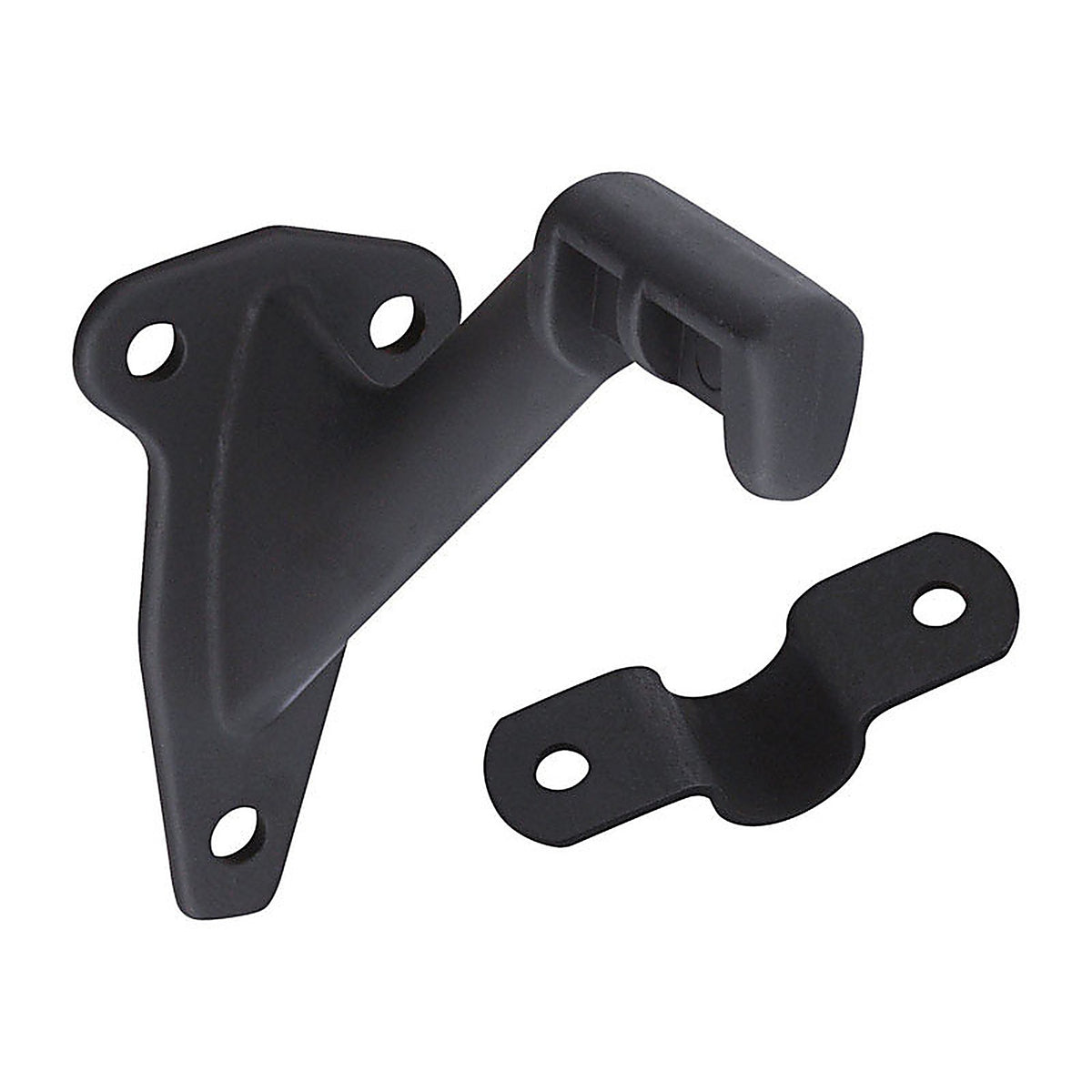 National Hardware N830-133 Black Zinc Handrail Bracket