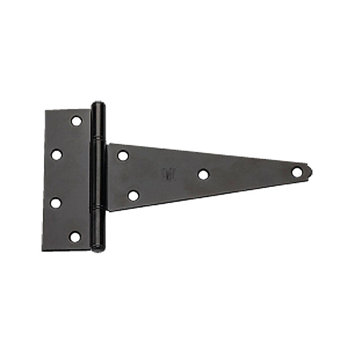 National Hardware N129-213 8 in. L Black Extra Heavy Duty T-Hinge 2/Pack