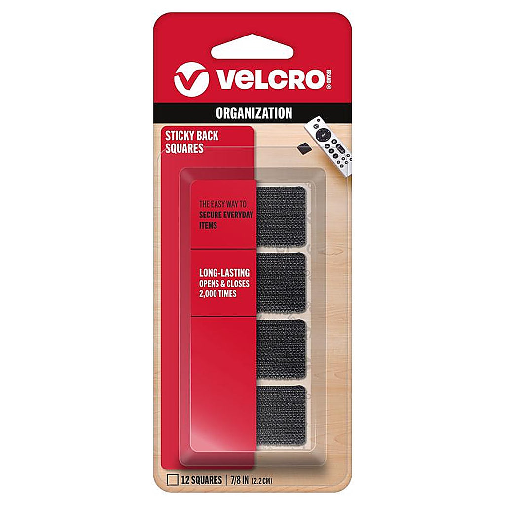 Velcro 90072 Hook and Loop Fastener 7/8 in. L 12/Pack