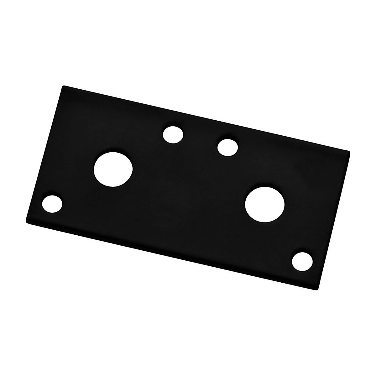 National Hardware N351-454 3 in. H x 1/8 in. W x 1.3 in. L Black Steel Mending Plate