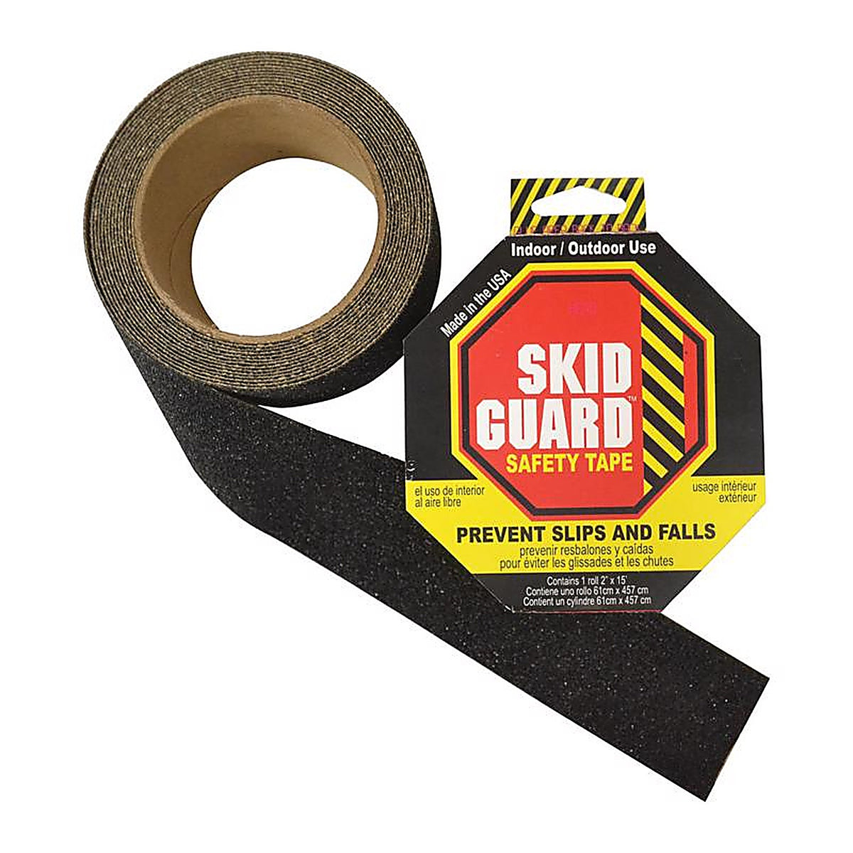 Skid Guard 65102 Black Anti-Slip Tape 2 in. W x 15 ft. L 1/Pack