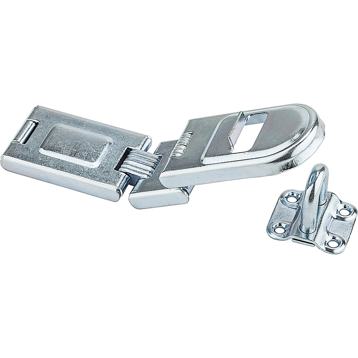 National Hardware N226-512 Zinc-Plated Steel 7-3/4 in. L Double Hinge Safety Hasp 1