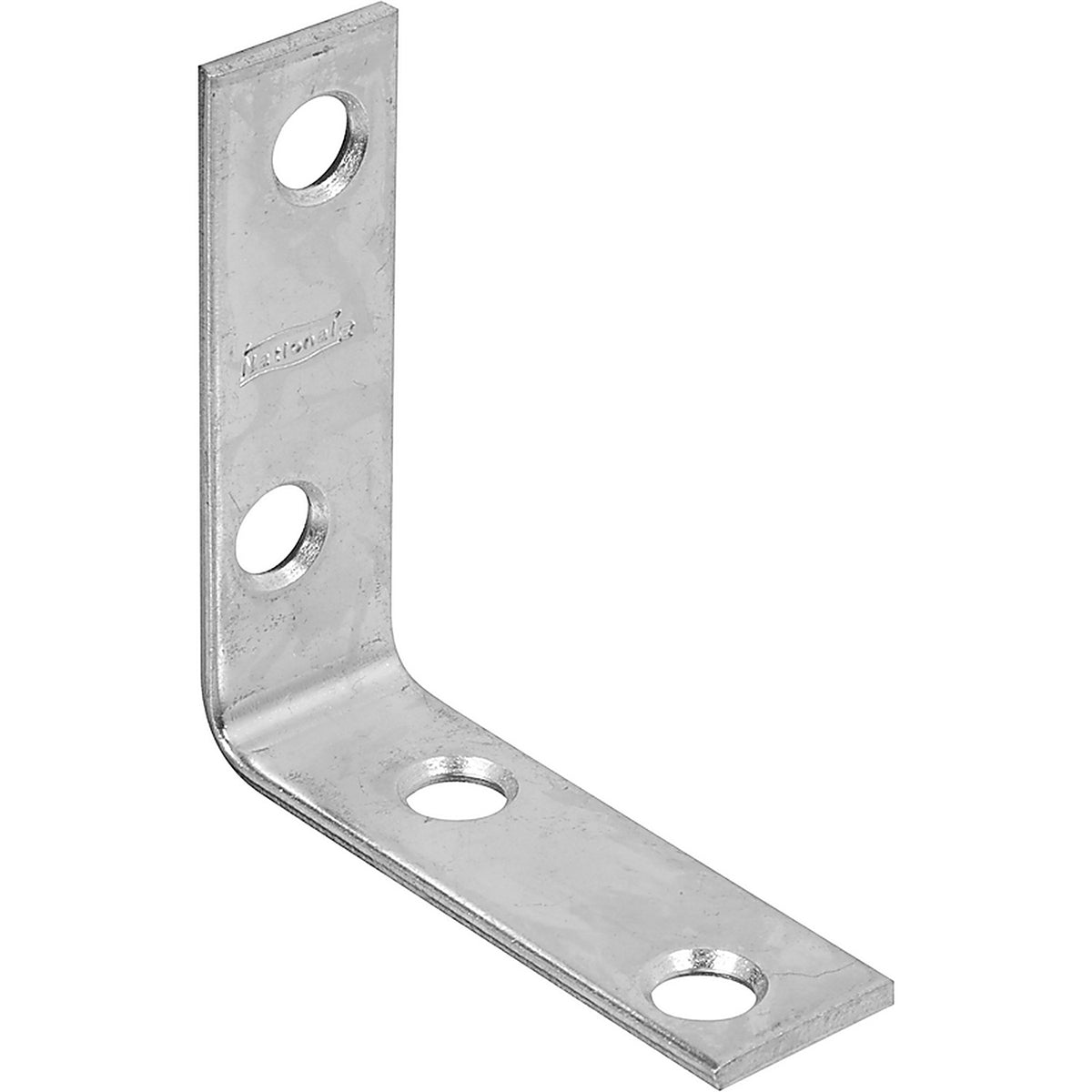 National Hardware N266-361 2 in. H x 0.63 in. W x 0.08 in. D Zinc-Plated Steel Inside Corner Brace