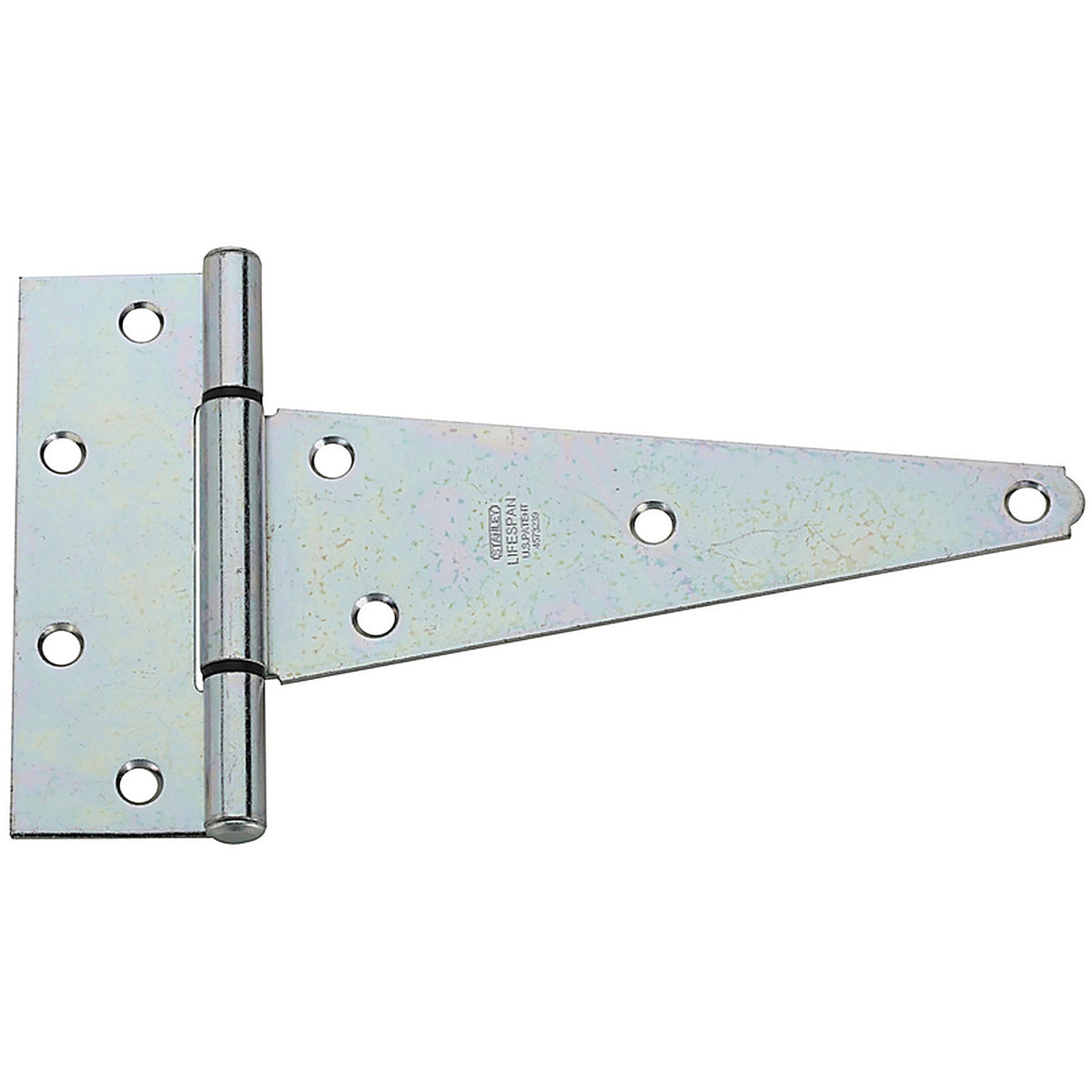 National Hardware N129-239 8 in. L Zinc-Plated Extra Heavy Duty T-Hinge 2/Pack