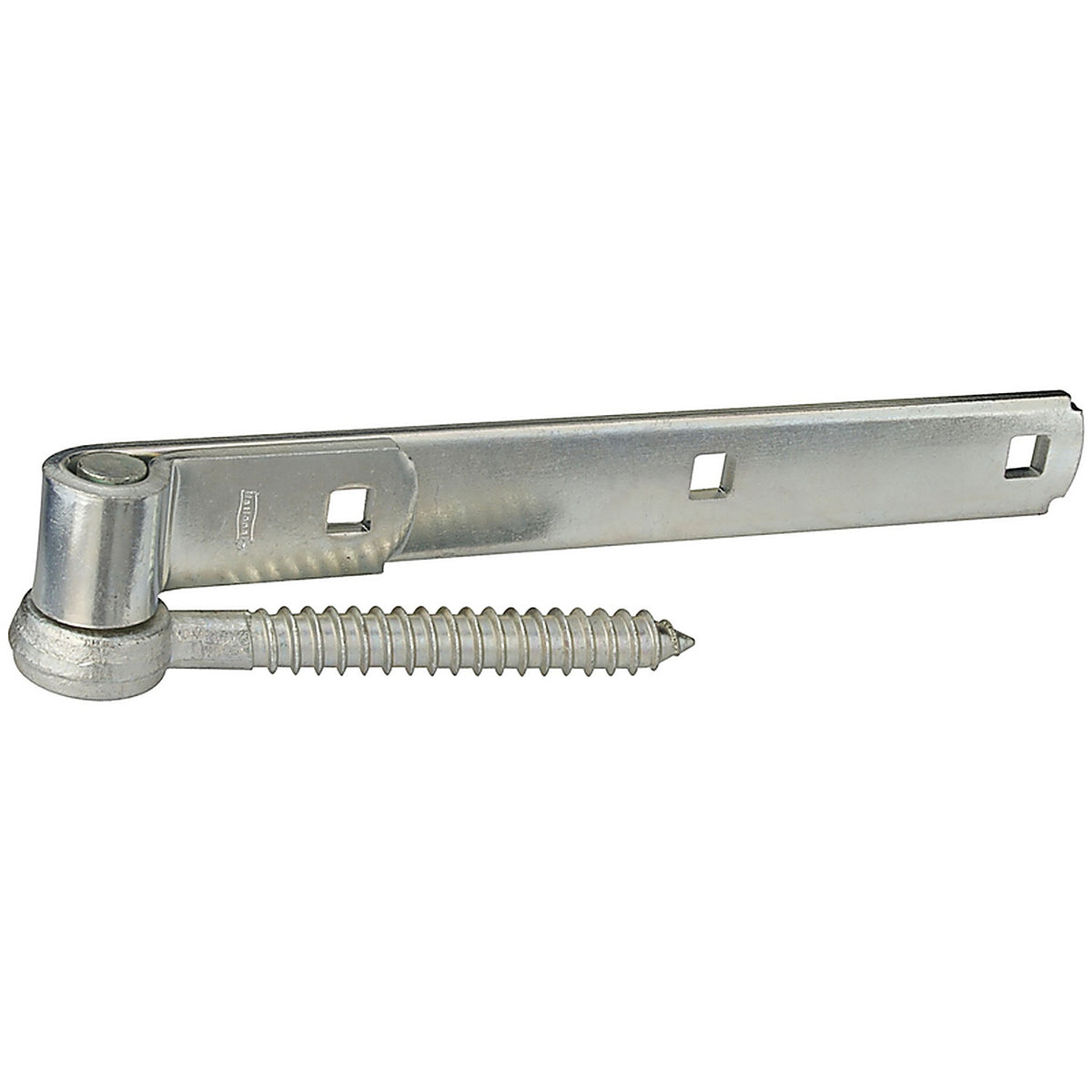 National Hardware N129-726 10 in. L Zinc-Plated Silver Steel Screw Hook And Strap Hinge 2/Pack