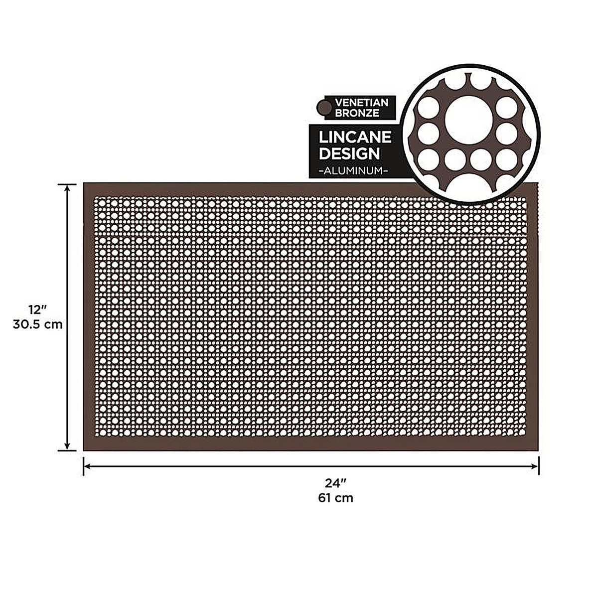 M-D 57570 0.02 in. x 12 in. W x 24 in. L Aluminum Lincaine Sheet Metal