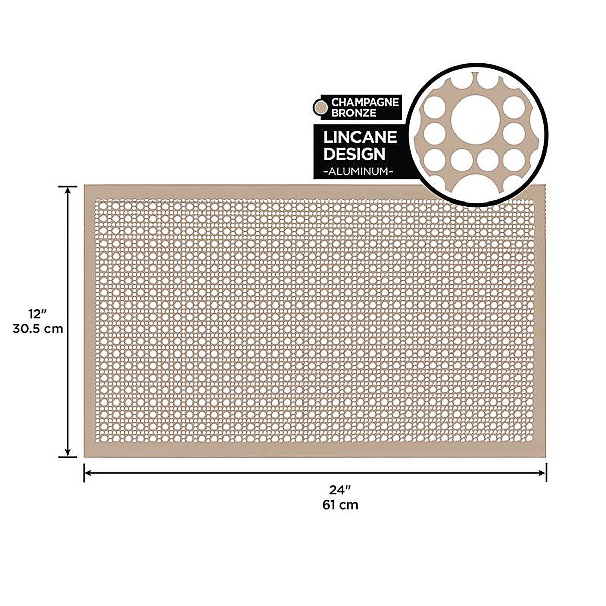 M-D 57572 0.02 in. x 12 in. W x 24 in. L Aluminum Lincane Sheet Metal