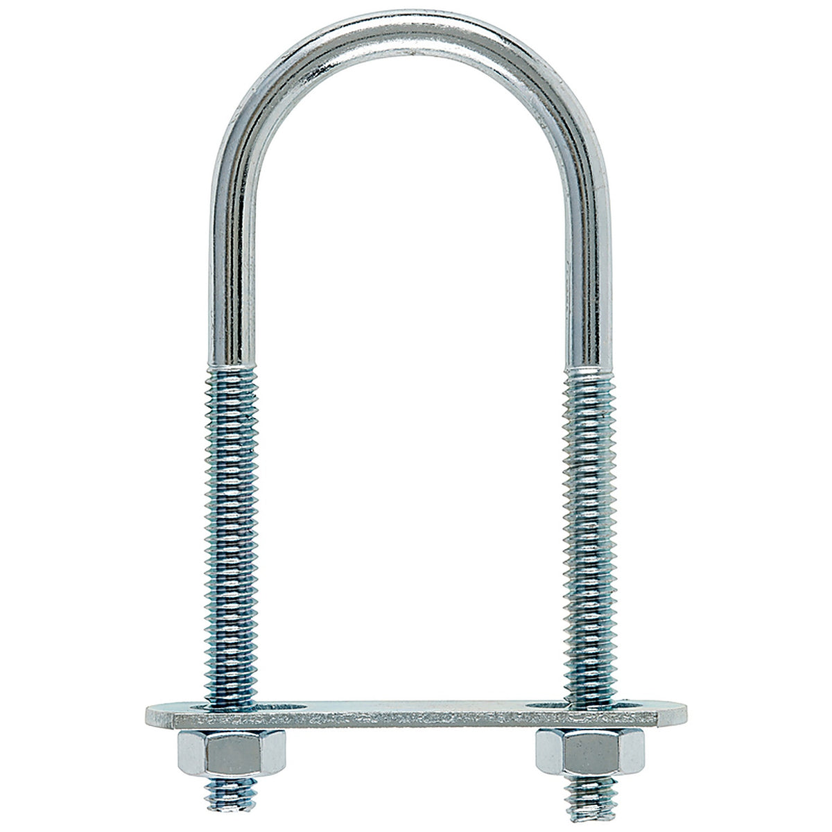Hampton 02-3451-304 1/4 in. x 1-3/8 in. W x 3-3/8 in. L Coarse Zinc-Plated Steel U-Bolt