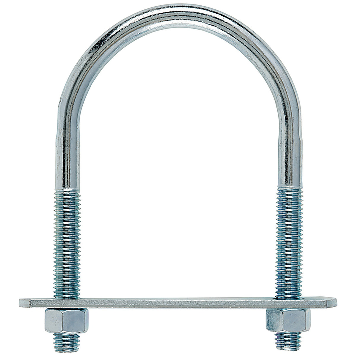 Hampton 02-3451-323 1/2 in. x 3-1/2 in. W x 5-3/4 in. L Coarse Zinc-Plated Steel U-Bolt