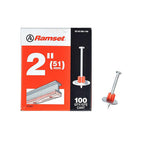 Ramset 806 .3 in. Dia. x 2 in. L Steel Round Head Anchor Bolts 100/Pack