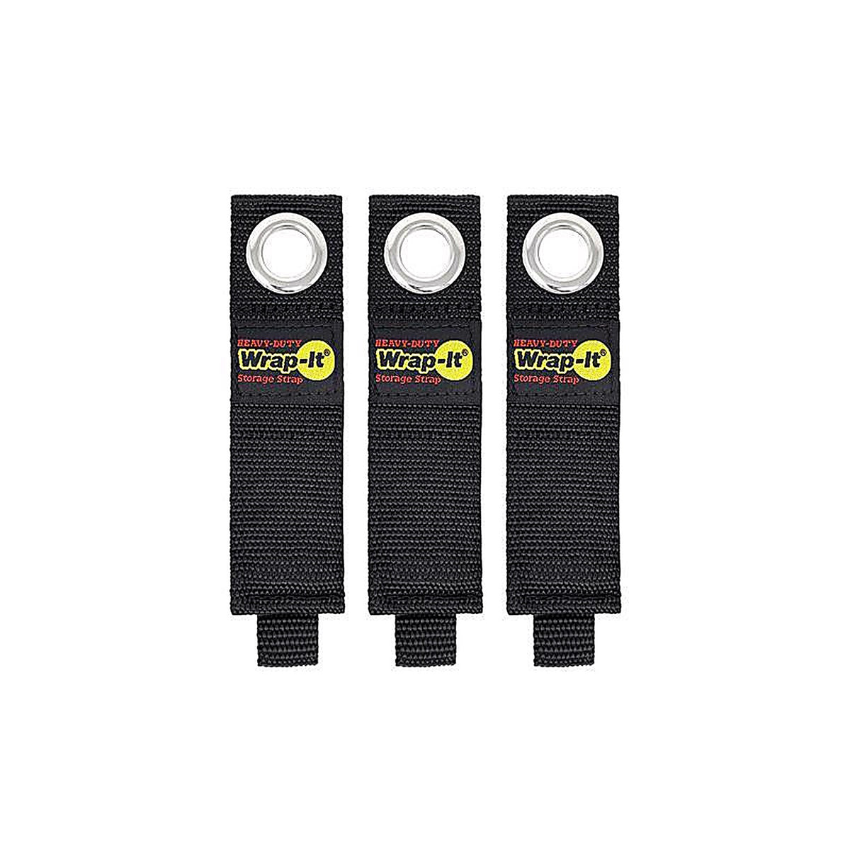 Wrap-It 103-20BX Storage Heavy-Duty 1.5 in. W x 10 in. L Black Storage Straps 50 lb. 3/Pack