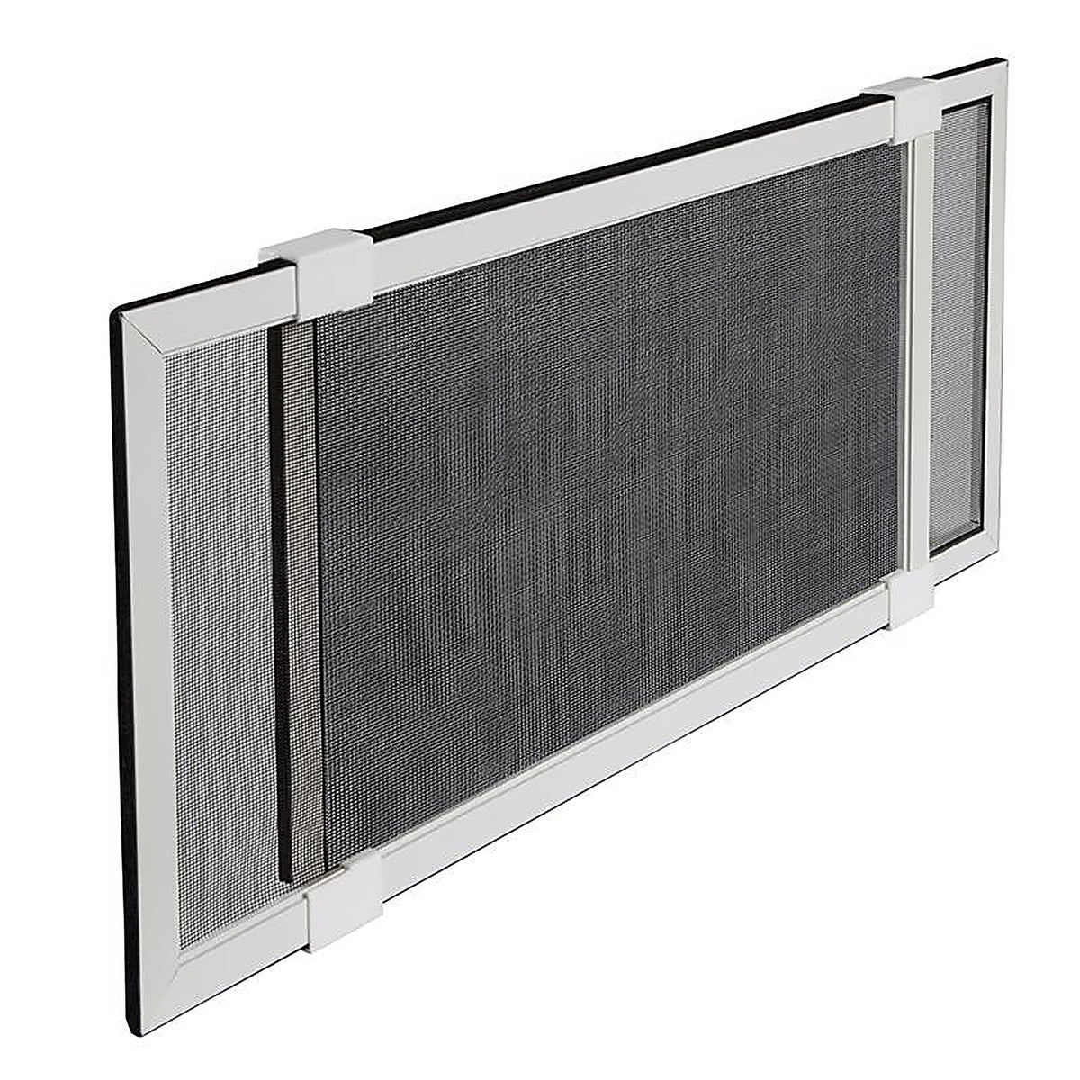 M-D 14186 White Aluminum Adjustable Screen 10 in. W x 37 in. L