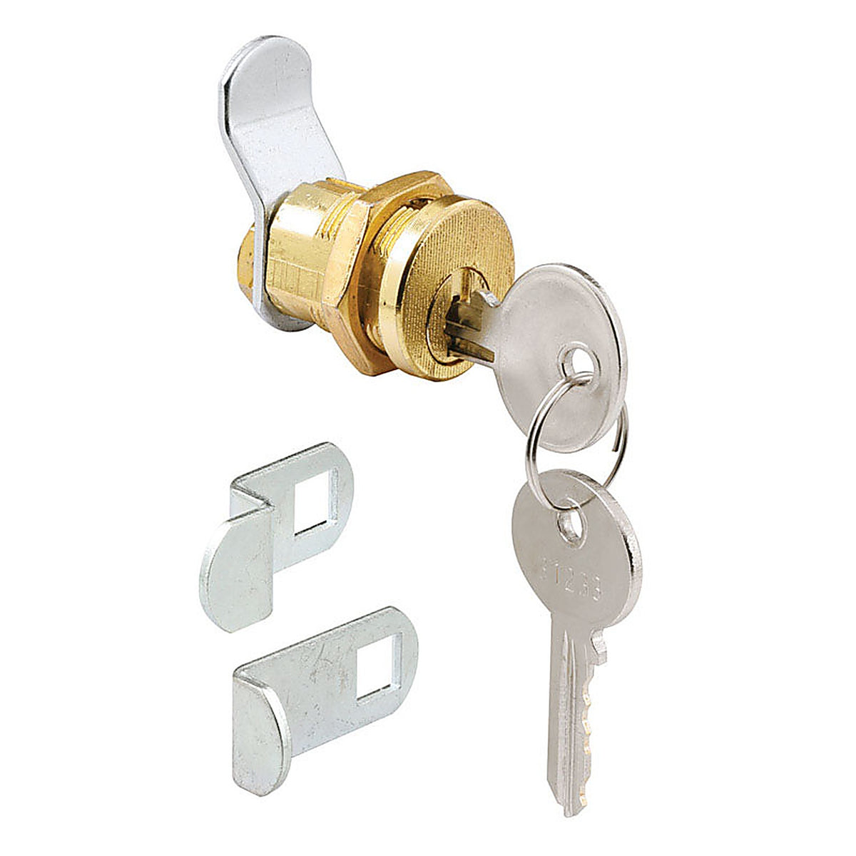 Prime-Line S 4648 Brass Plated Steel Counter Clockwise Mailbox Lock