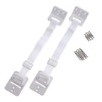 Dreambaby L1428 White Plastic Furniture Anchors 2/Pack