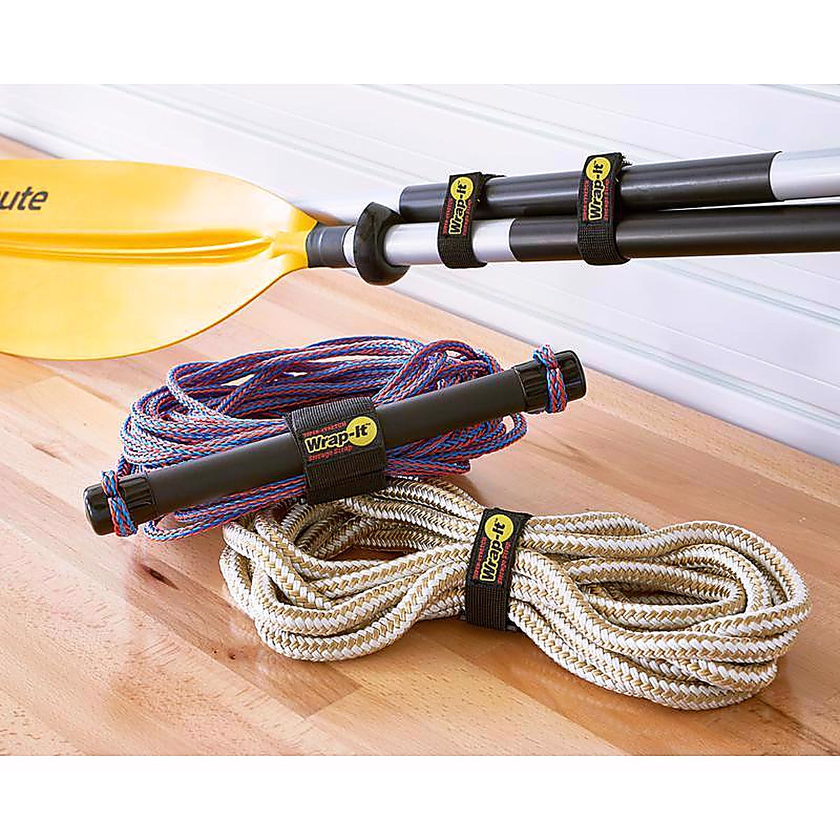Wrap-It 706-928B Storage Black Polypropylene Cord Wrap