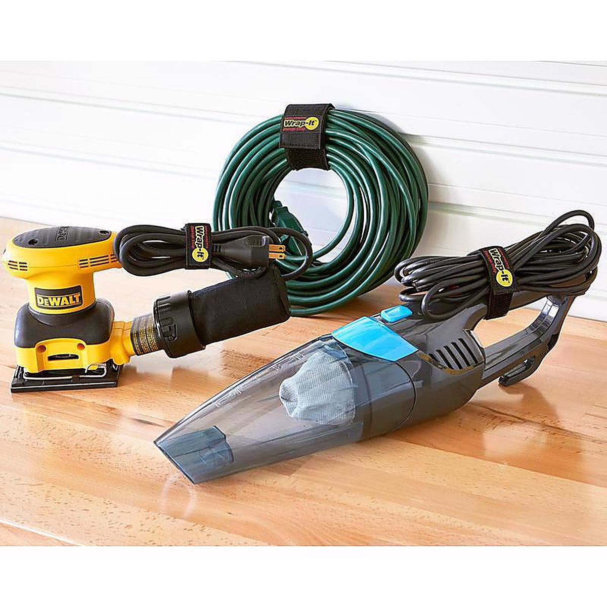 Wrap-It 706-928B Storage Black Polypropylene Cord Wrap