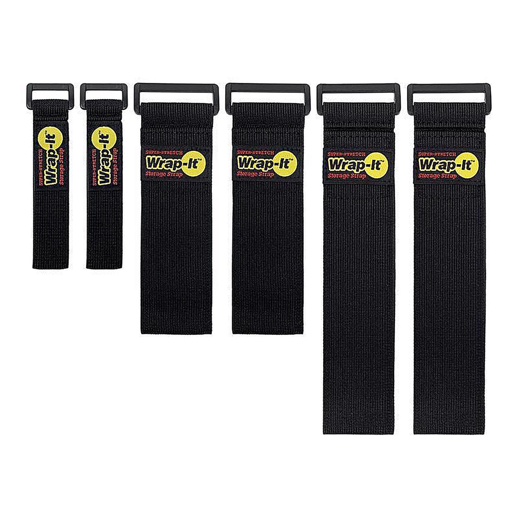 Wrap-It 706-928B Storage Black Polypropylene Cord Wrap