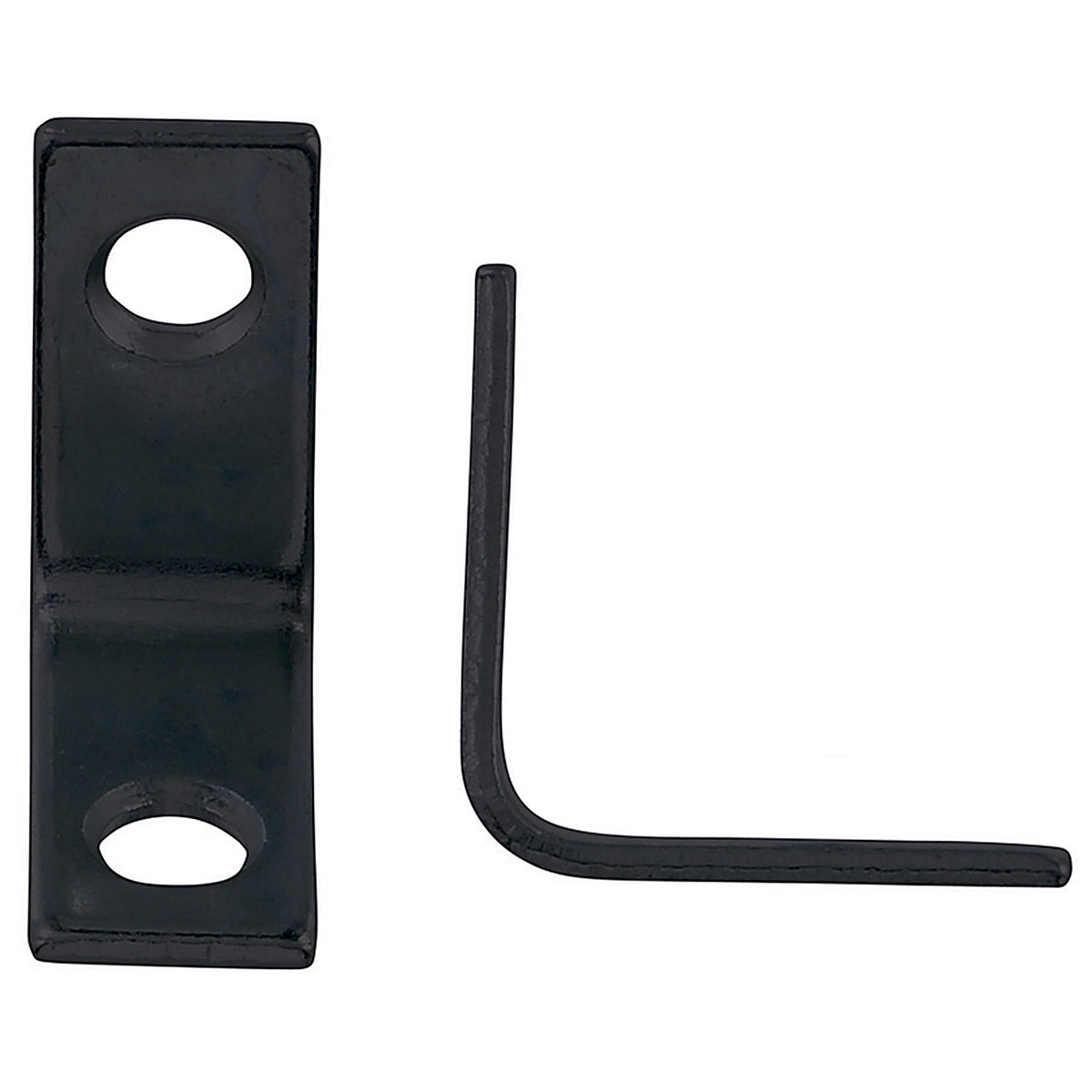 Hampton 01-3404-218 1 in. H x 3/4 in. W x 1 in. D Black Steel Inside L Corner Brace