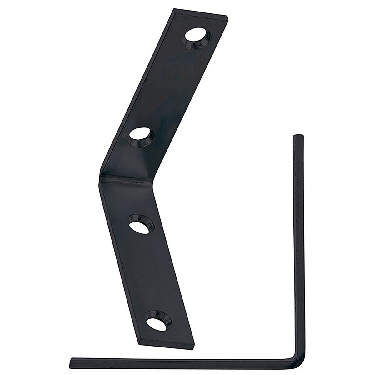 Hampton 01-3404-257 3 in. H x 3/4 in. W x 3 in. D Black Steel Inside L Corner Brace