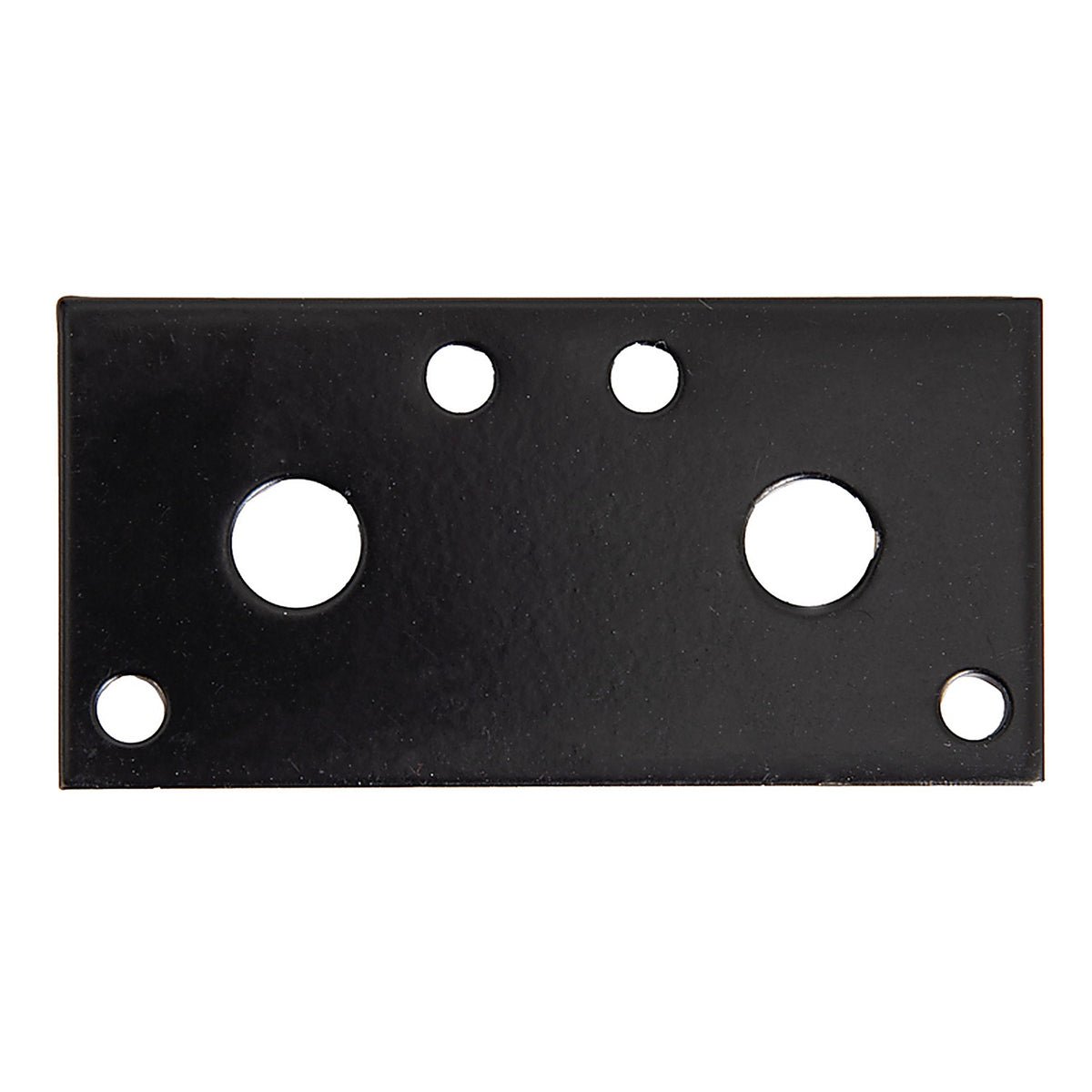 Hampton 01-3411-500 3 in. H x 1-1/4 in. W x 1/8 in. L Black Steel Mending Plate