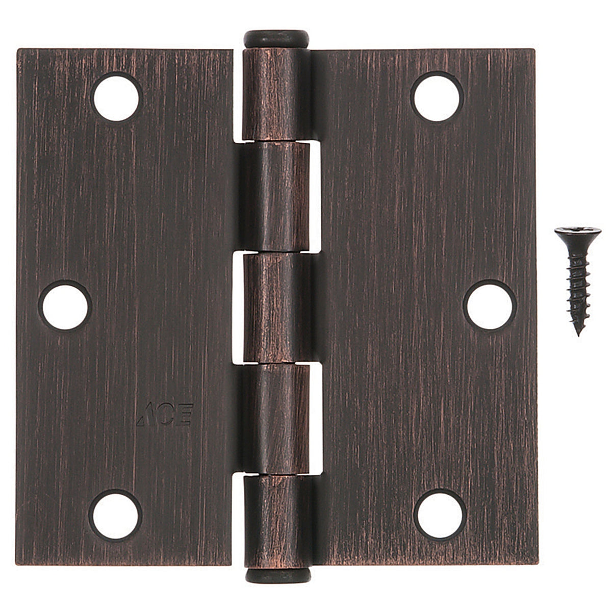 Hampton 01-3550-196 3-1/2 in. L Oil Rubbed Bronze Residential Door Hinge 12/Pack