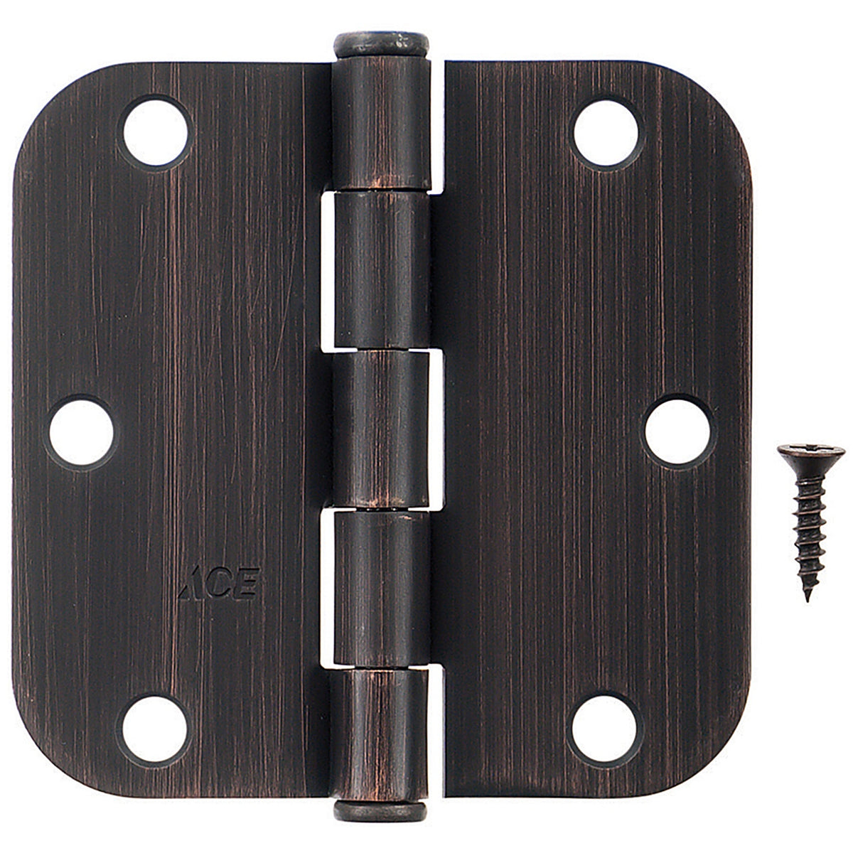 Hampton 01-3550-198 3-1/2 in. L Oil Rubbed Bronze Residential Door Hinge 12/Pack