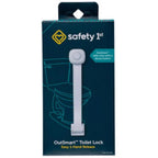 Safety 1st HS288 OutSmart White Plastic Swing Shut Toilet Seat Lock 1/Pack