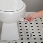 Safety 1st HS288 OutSmart White Plastic Swing Shut Toilet Seat Lock 1/Pack