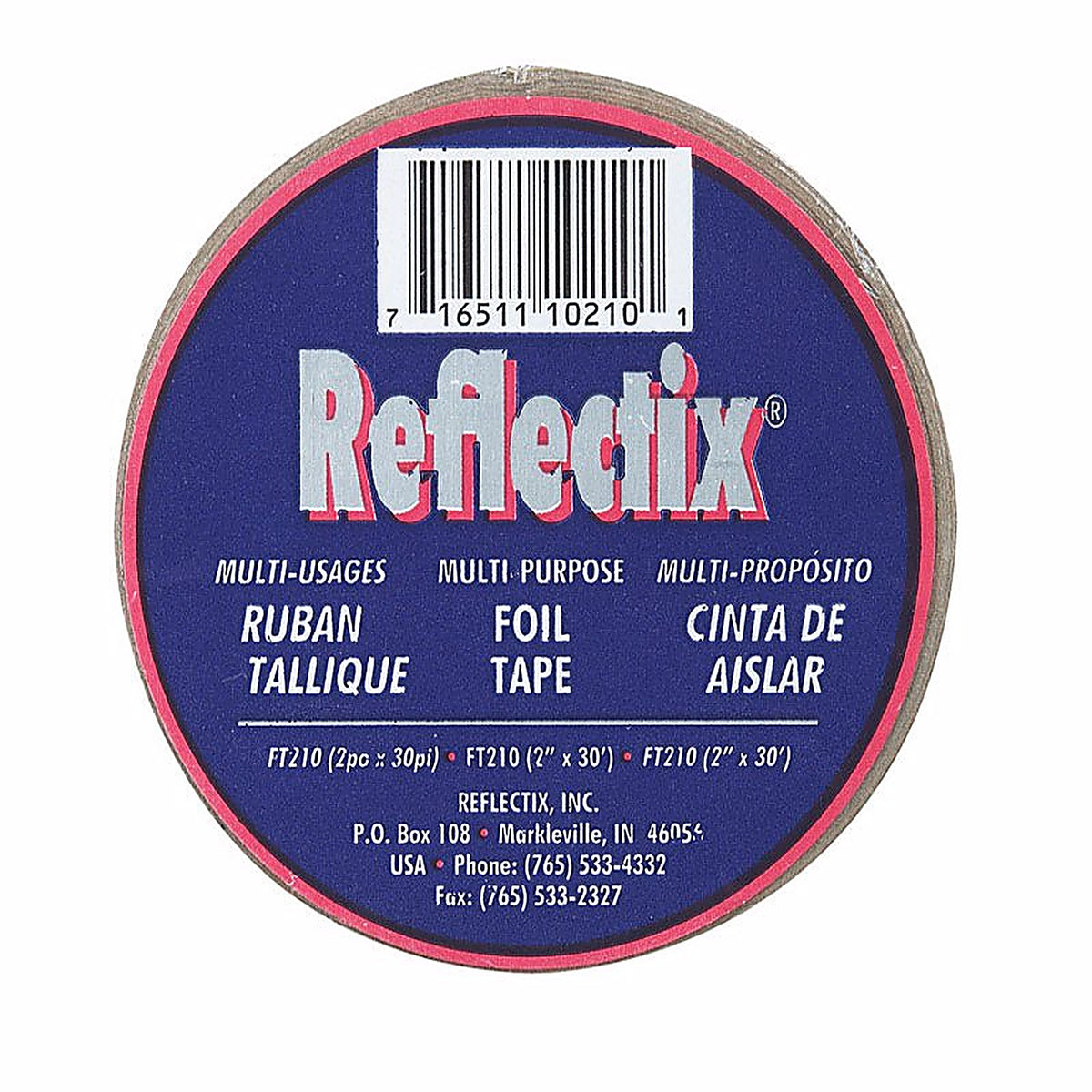 Reflectix FT21006 2 in. W x 30 ft. L Reflective Radiant Barrier Foil Tape Insulation Roll