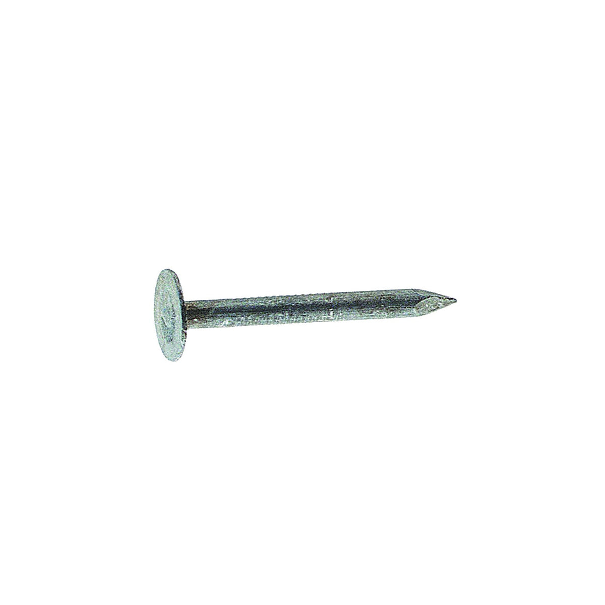 Grip-Rite 114EGRFG1 1-1/4 in. Roofing Electro-Galvanized Steel Nail Flat 1 lb.
