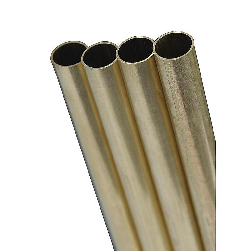 K&S 8130 7/32 in. Dia. x 12 in. L Round Brass Tube 1/Pack