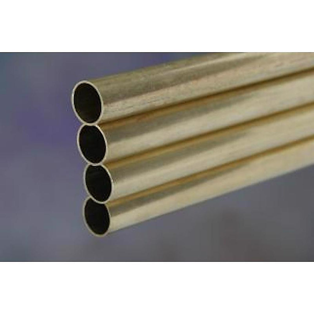 K&S 8139 1/2 in. Dia. x 12 in. L Round Brass Tube 1/Pack
