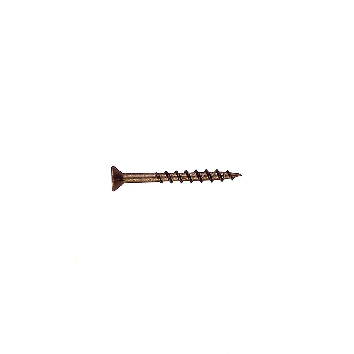 Grip-Rite 158GS1 No. 6 x 1-5/8 in. L Phillips Yellow Zinc Wood Screws 1 lb. 189/Pack