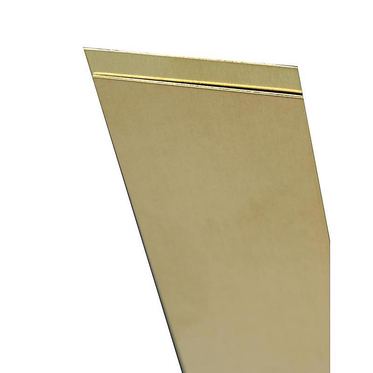 K&S 8240 0.032 in. x 1/4 in. W x 12 in. L Brass Metal Strip