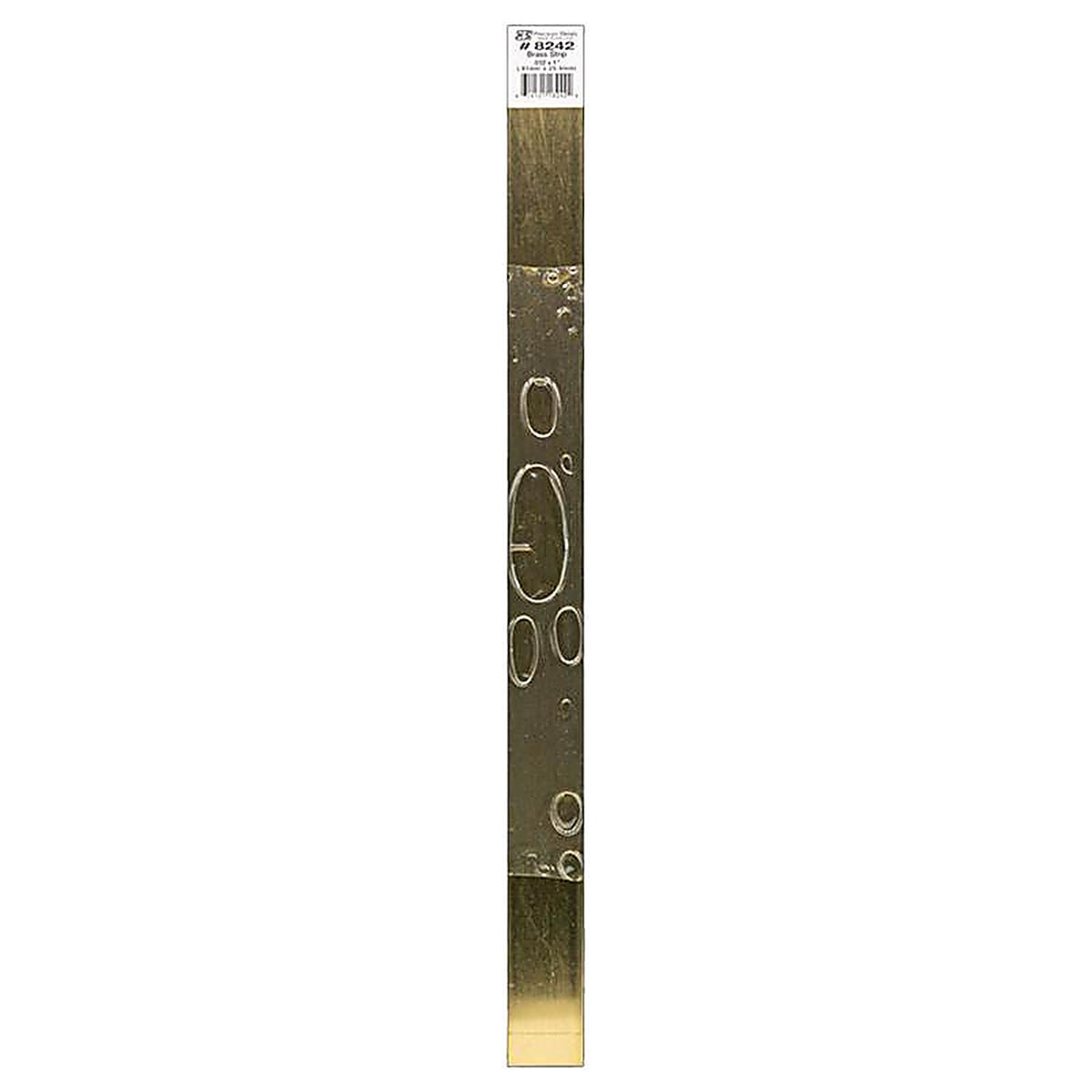 K&S 8242 0.032 in. x 1 in. W x 12 in. L Brass Metal Strips