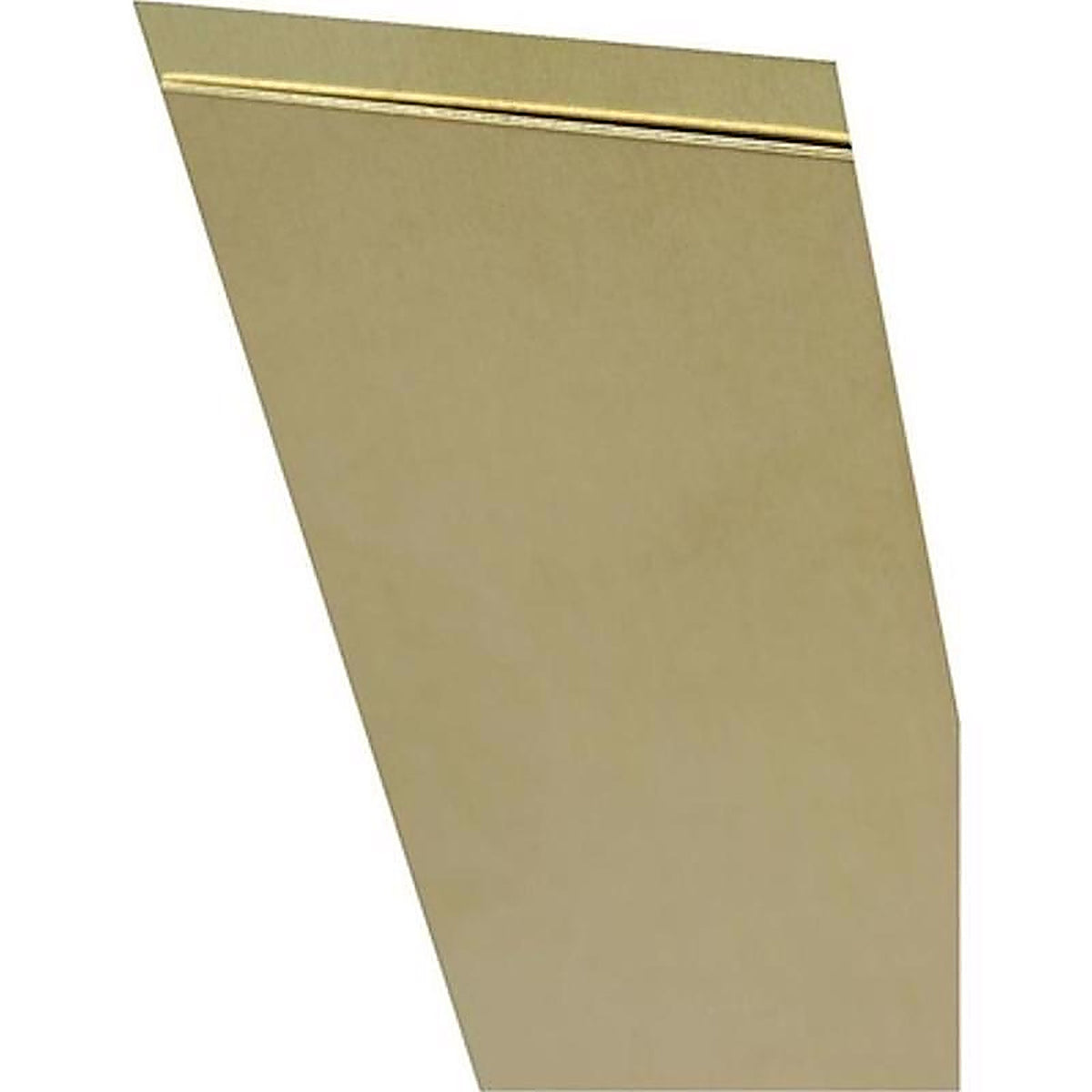K&S 8243 0.032 in. x 3/4 in. W x 12 in. L Brass Metal Strip