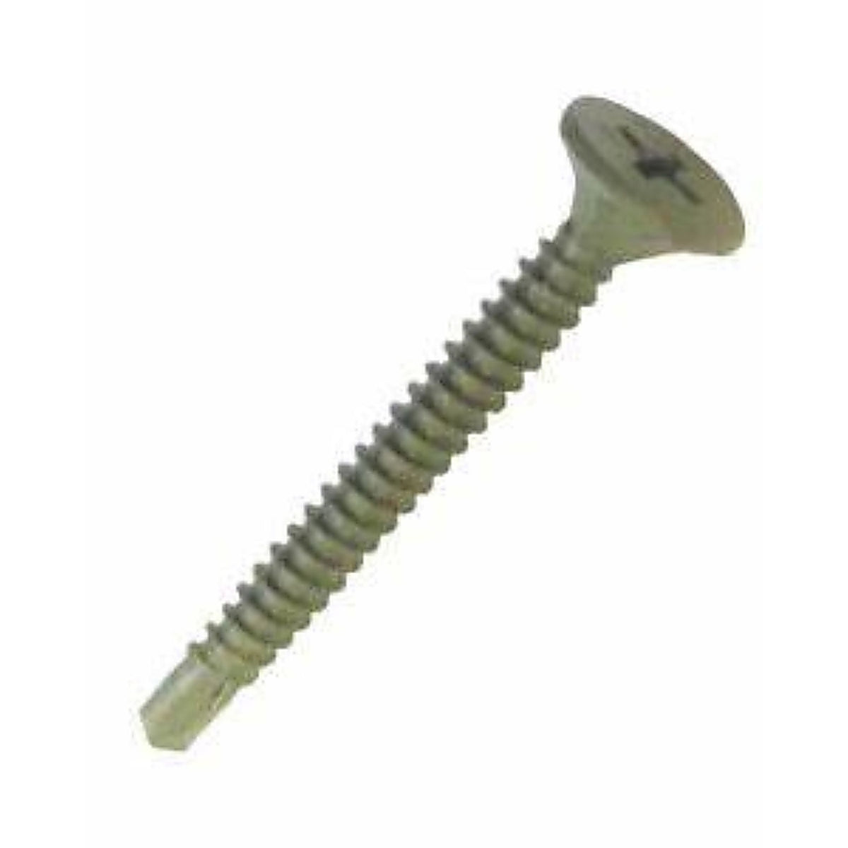Grip-Rite NCBD1581 No. 8 x 1-5/8 in. L Phillips Wafer Head Cement Board Screws 1 lb. 144/Pack