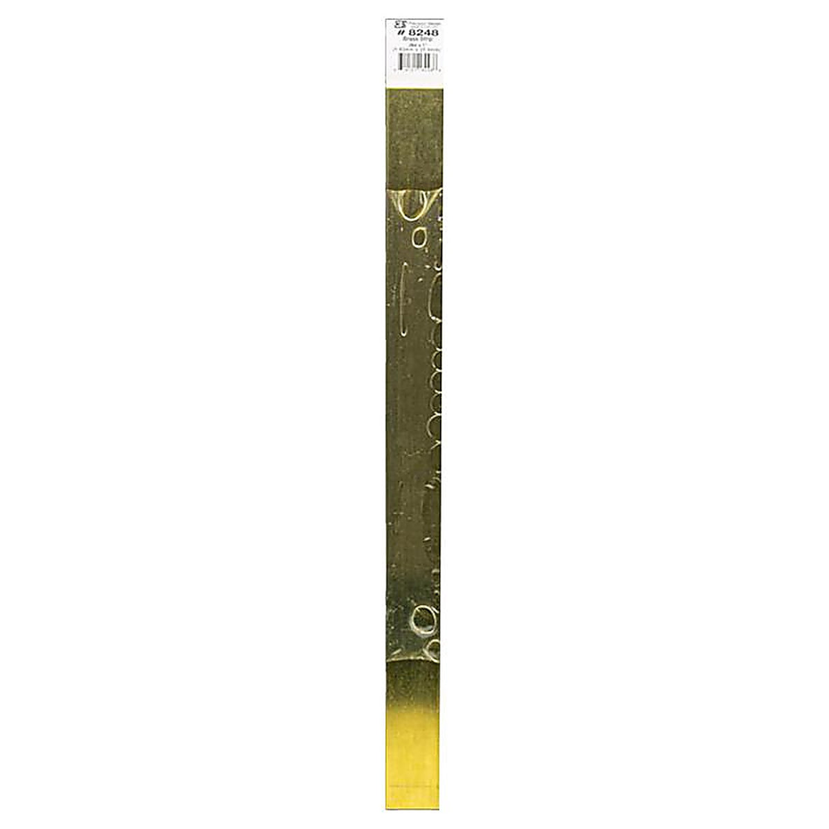 K&S 8248 0.064 in. x 1 in. W x 12 in. L Brass Metal Strip