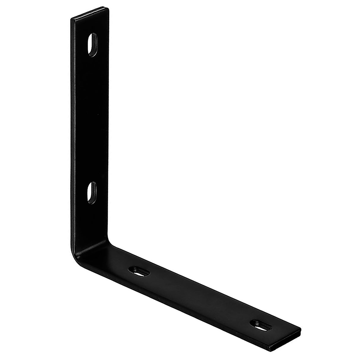 Hampton 01-3405-022 8-1/4 in. H x 1-1/2 in. W x 1/4 in. D Black Steel Inside L Corner Brace